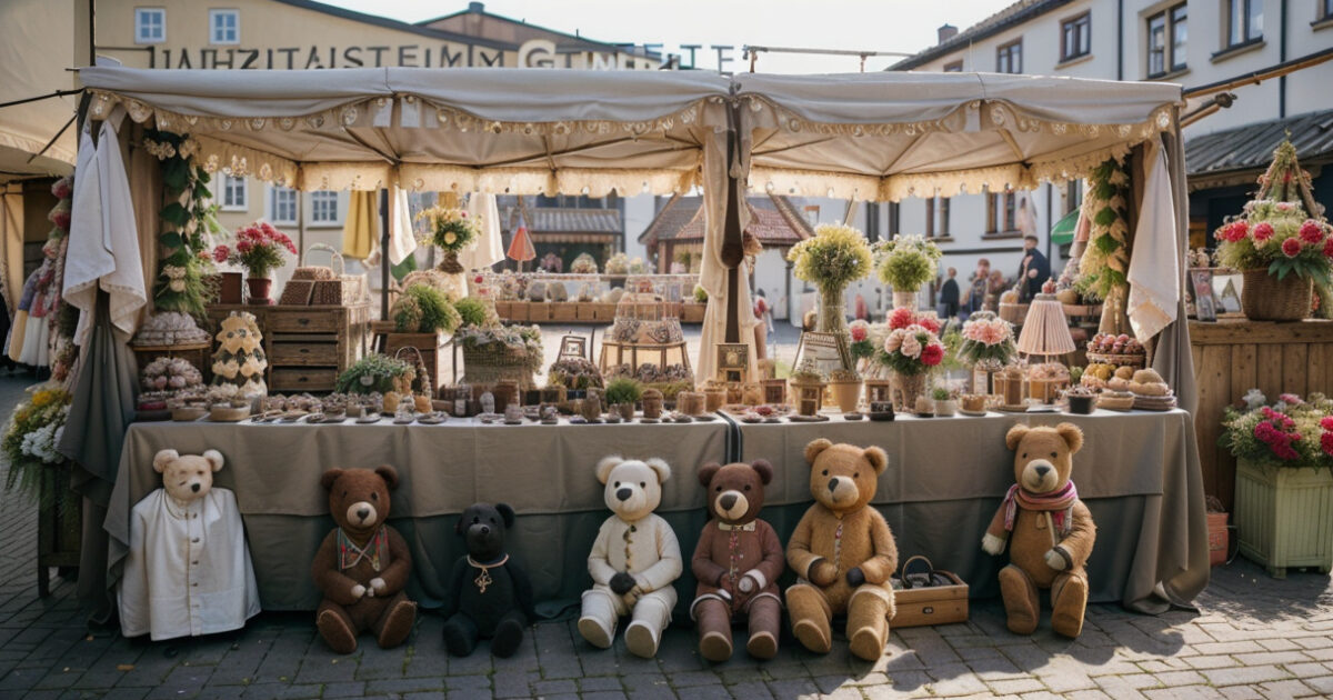 Alte Puppen Teddybären Flohmarkt kaufen echte Schätze finden
