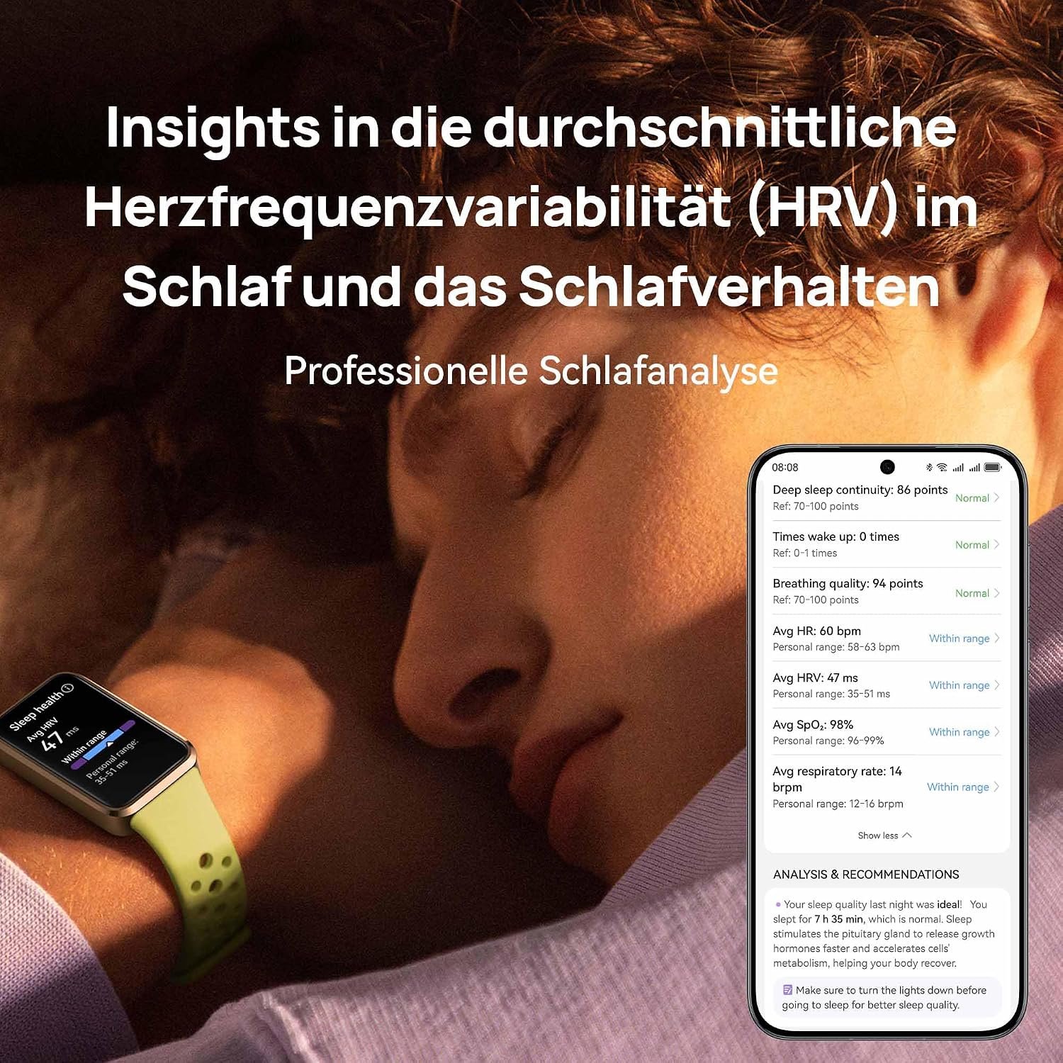 HUAWEI Band 10 Smartwatch Fitness-Tracker Schwarz – Bild 3