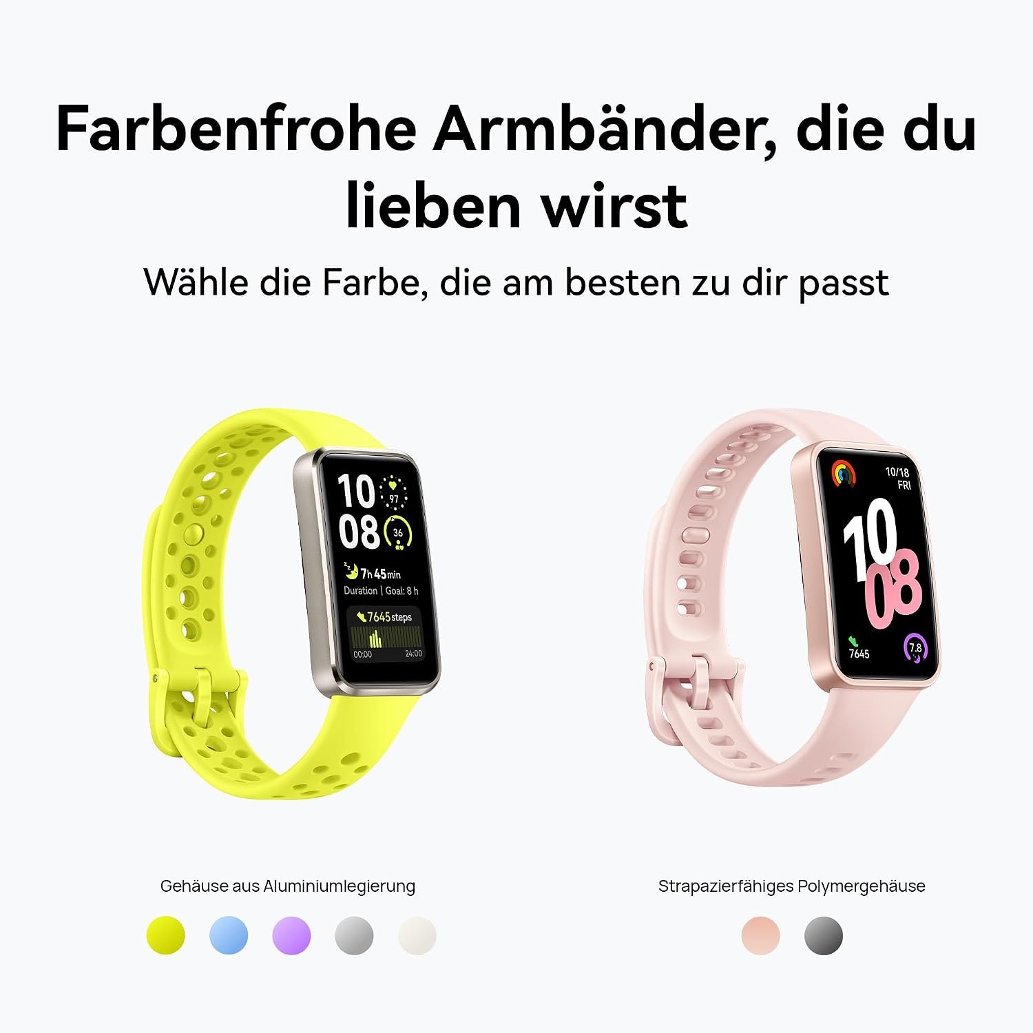 HUAWEI Band 10 Smartwatch Fitness-Tracker Schwarz – Bild 8