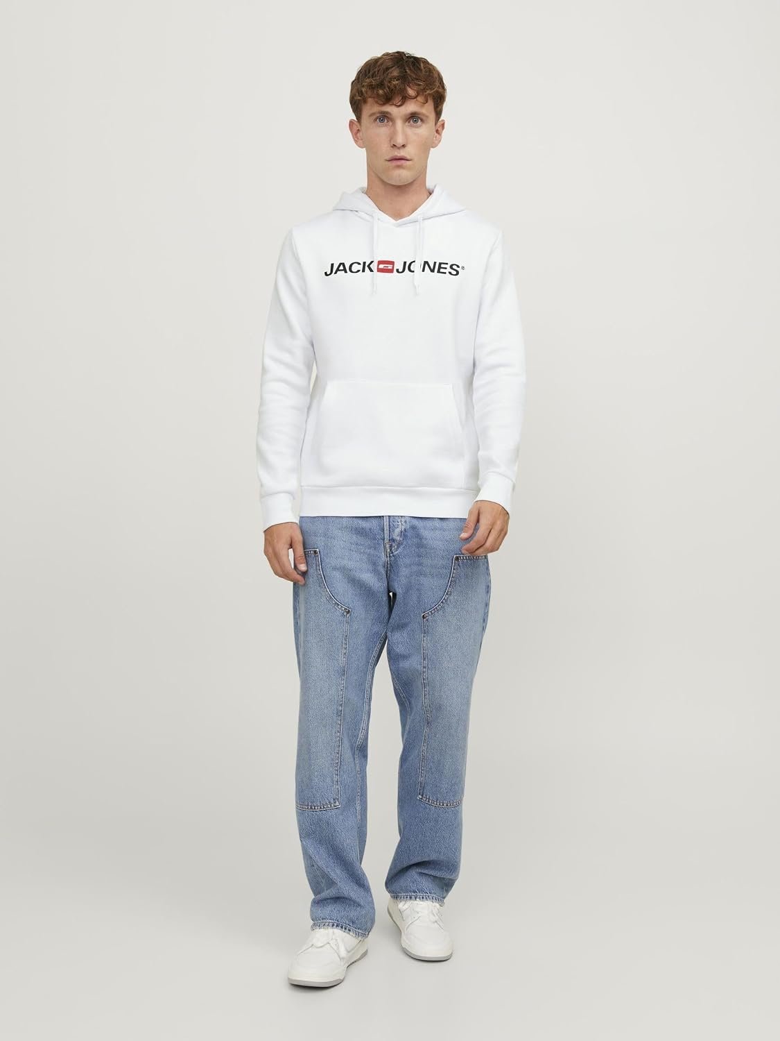 JACK & JONES Herren Hoodie, Kapuzenpullover mit Logo – Bild 4