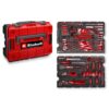 Original Einhell E-CASE 80-teiliger Werkzeugkoffer (Werkzeugset in robuster, stapelbarer Ausführung).