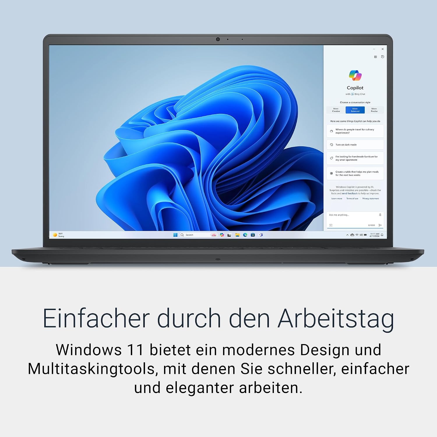 Dell 15 Laptop – Intel Core i5-1334U, 8 GB RAM, 512 GB SSD – Bild 6