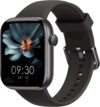 Smartwatch Damen Herren, 1,85 Zoll HD Display Smartwatch mit Telefonfunktion, 140+ Sportmodi, Fitness-Tracker mit Schrittzähler, Vatertagsgeschenk Geschenke für Papa, IP68 Fitnessuhr für iOS, Schwarz