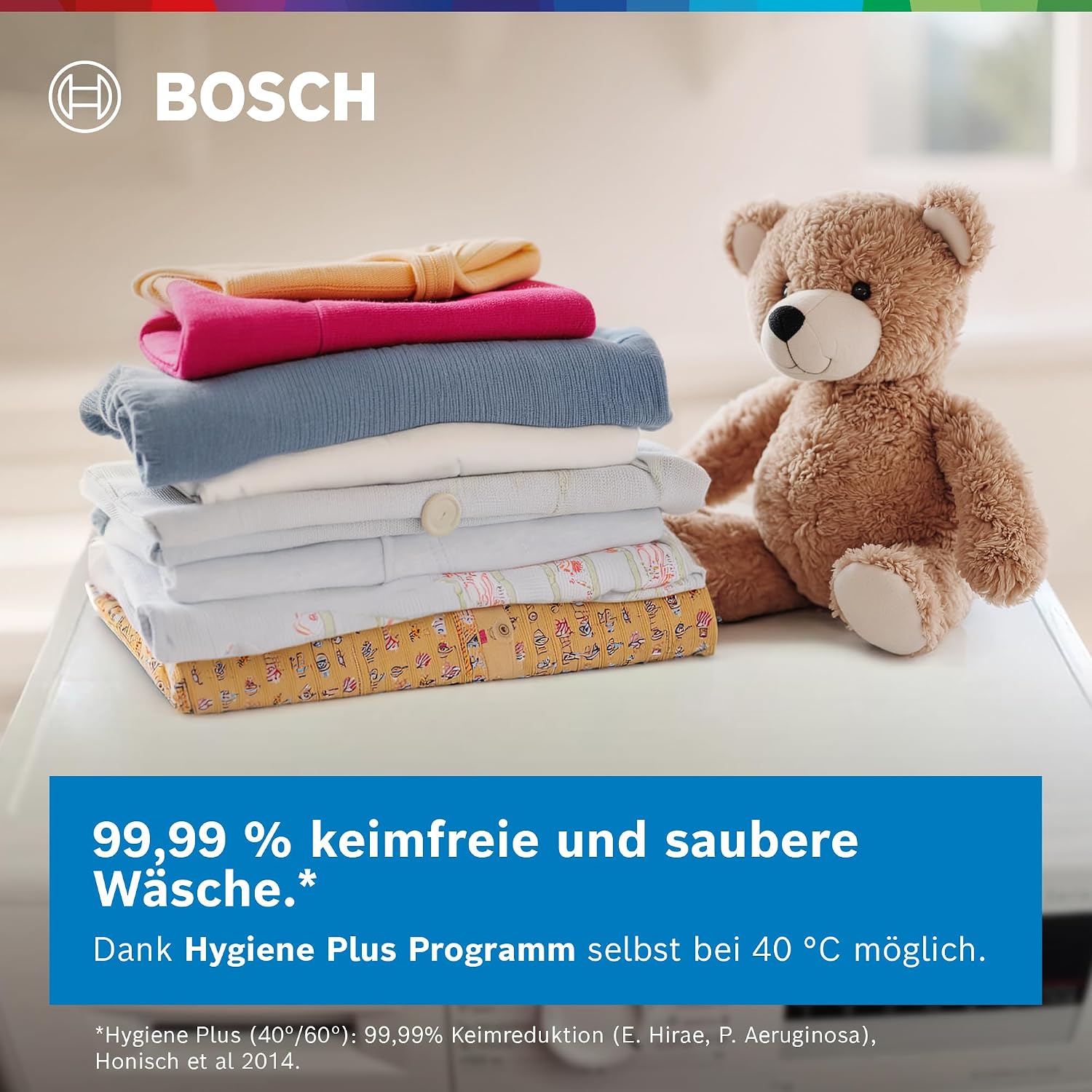 Bosch Series 6 Smart Frontlader-Waschmaschine 10 kg 1400 U/min WGJ2540S1 – Bild 7