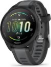 Garmin Forerunner 165 43 mm Running Smartwatch, 1.2 Inch AMOLED Touch Screen, Up to 11 Days Battery Life, 25+ Sports Apps, Training Recommendations, Health Data, Smart Functions