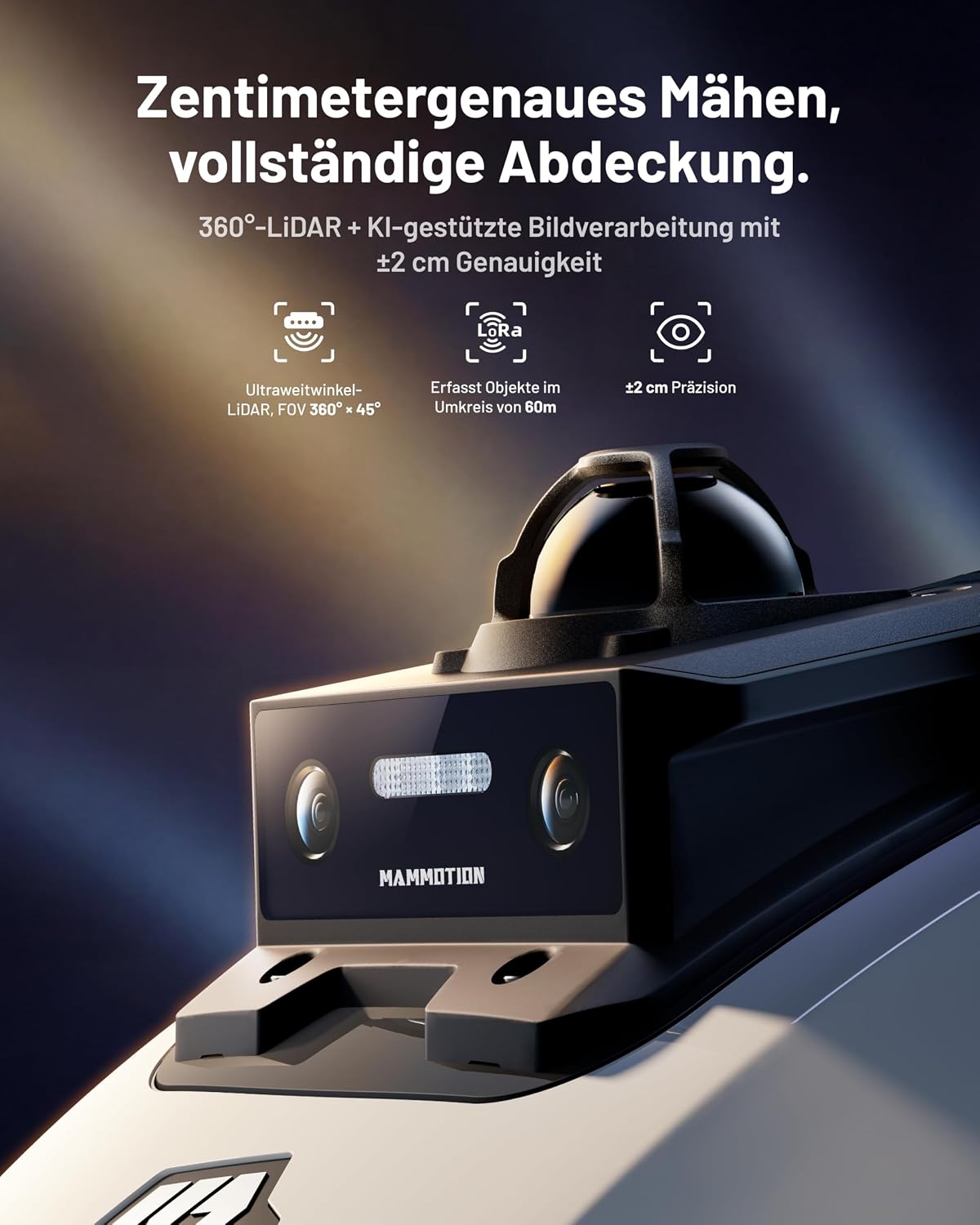 Mammotion Yuka Mini 2 1000 Roboter-Rasenmäher ohne Begrenzungskabel – Bild 2