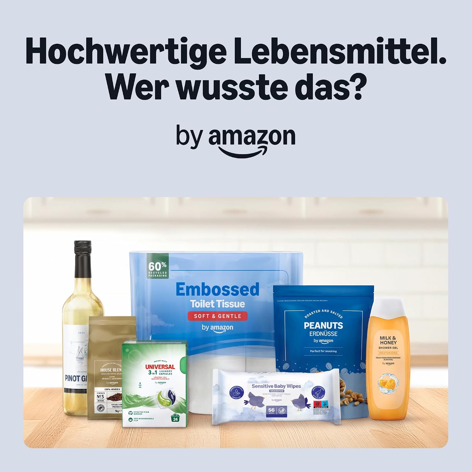 von Amazon 300 4-lagige Taschentücher (30 Packungen mit je 10 Stück). Bisher unsere Essentials, dasselbe Produkt – Bild 8