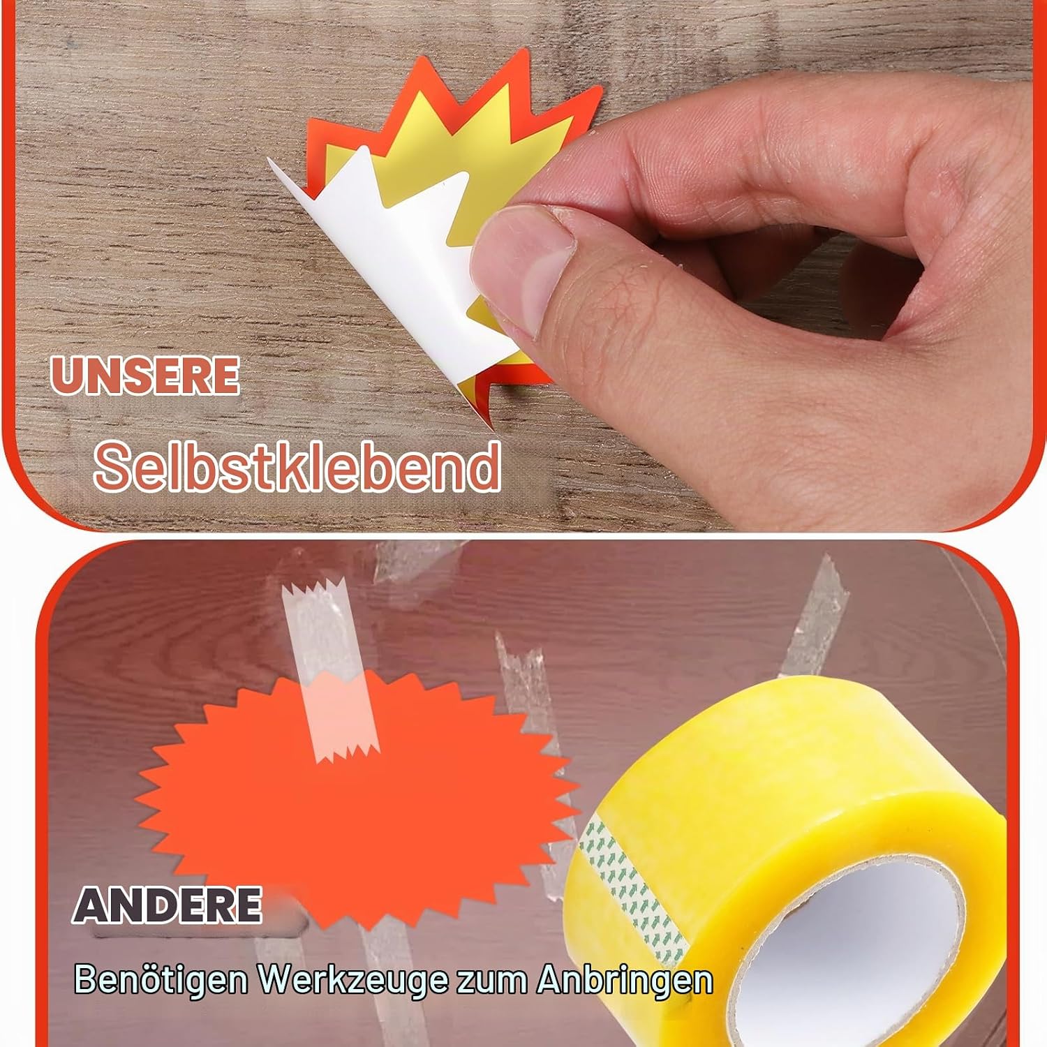 150 Stück Preisschilder, Flohmarkt, Preisschild für Supermärkte, Geschäft, Geschäft (2,95 x 1,97 Zoll) – Bild 3