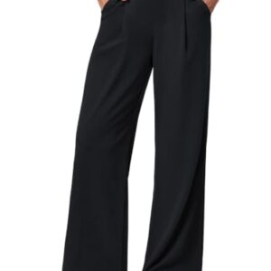 Cuptacc Hosen Damen Elegant Waffelstrick Leichte Sommerhose Mit Tasche...