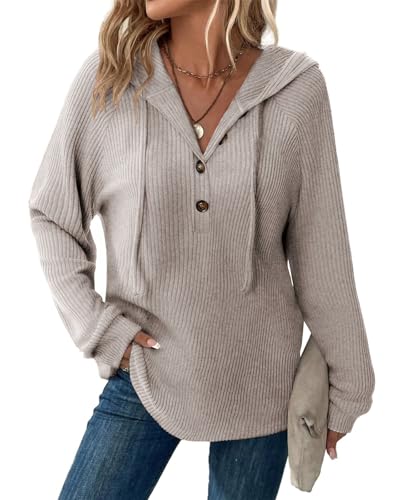 Tanmolo Pullover Damen Hoodie Leichter Sweatshirt