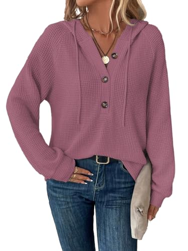 Tanmolo Hoodie Damen Kapuzenpullover Pullover Langarm