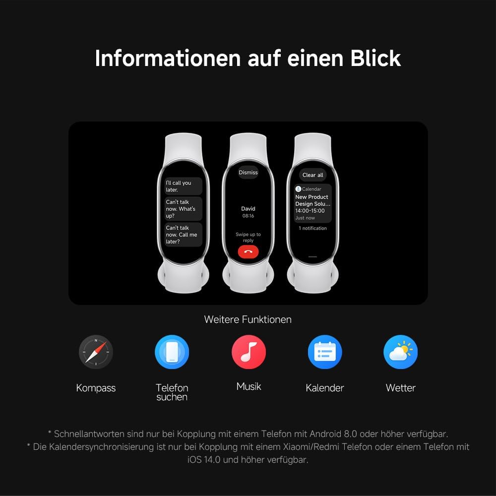 Xiaomi Smart Band 10, Smartwatch, Fitness-Tracker, 1,72 Zoll AMOLED – Bild 15