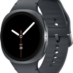 Samsung Galaxy Watch8 Smartwatch mit Galaxy AI Fitness-Uhr und Fitness-Tracker, Sportarmband, Spa-Schlaf-Coaching, 40 mm Bluetooth, Graphit, 3 Jahre Garantie