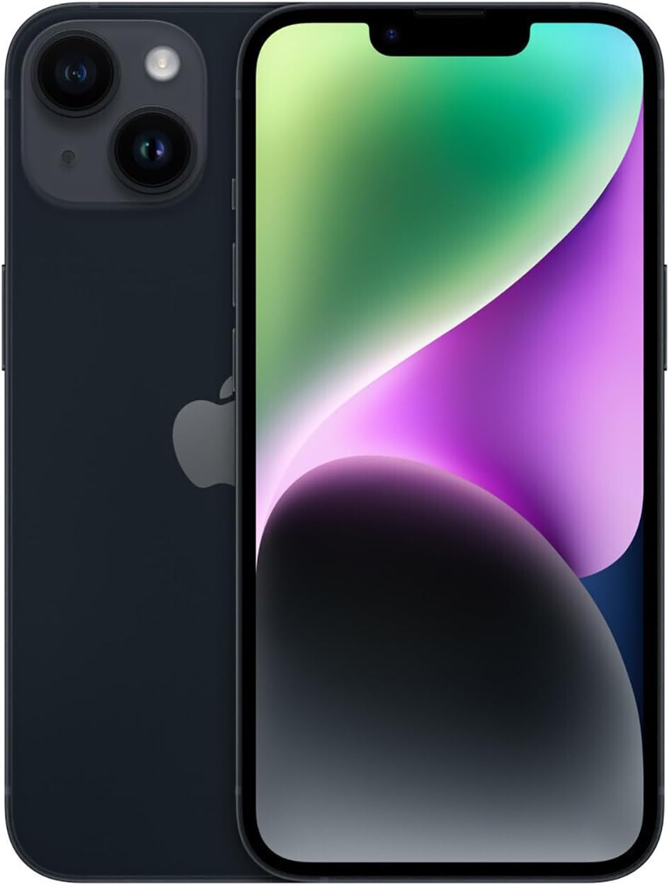 Apple iPhone 14, 128 GB, Mitternacht (generalüberholt)