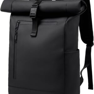 Wasserdichter Business-Laptop-Rucksack für Herren von Rolltop, 16 Zoll
