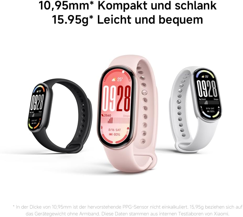 Xiaomi Smart Band 10, Smartwatch, Fitness-Tracker, 1,72 Zoll AMOLED – Bild 5