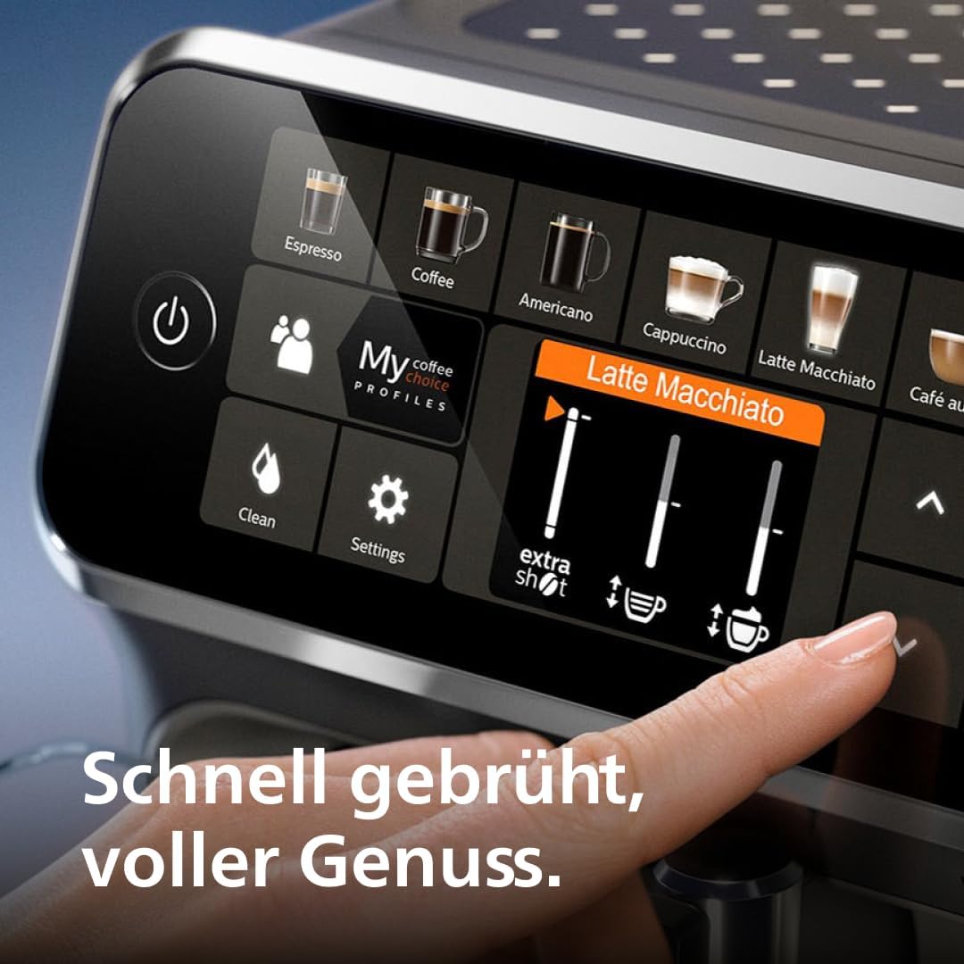 Philips LatteGo 5400 Series Kaffeevollautomat, Schwarz, 12 – Bild 5
