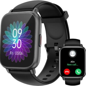 Smartwatch mit Telefonfunktion, Smartwatch für Damen und Herren, 1,85...