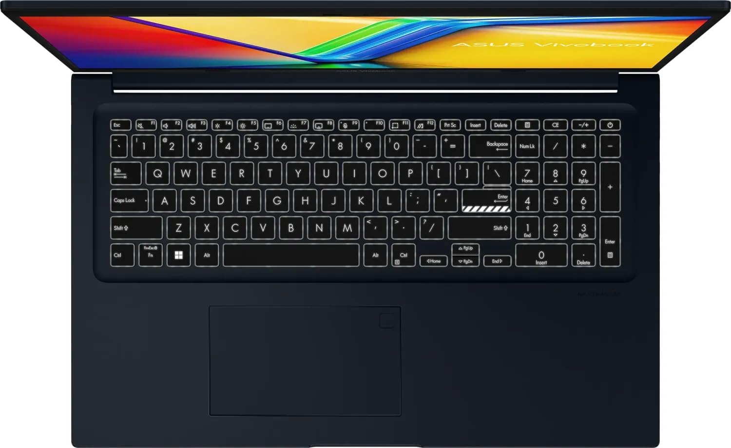 ASUS (17,3 Zoll FullHD Notebook mit MS Office 2024 Pro (Intel Core 5 Prozessor 120U, 10 Kerne, 5GHz, 16GB DDR4 RAM, 1000GB SSD, HDMI, BT, Webcam, USB-C/3.0, WLAN, Windows 11 Prof) #8509