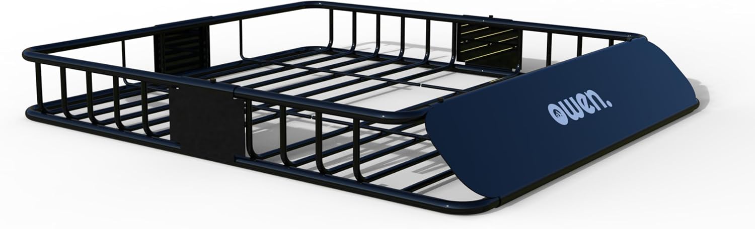 Dachkorb Owen – hochwertiger und langlebiger Dachgitter-Dachkorb aus pulverbeschichtetem Stahl, großformatige Ausführung mit den Maßen 100 x 112 x 15 cm für mehr Stauraum und vielseitige Einsatzmöglichkeiten – Bild 2