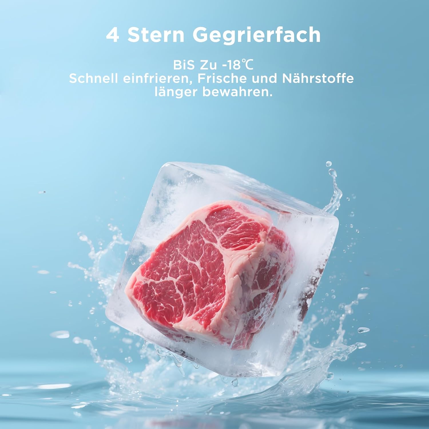Midea 310L Kühlschrank mit Gefrierfach, 188 cm, NoFrost, GMCC Kompressor – Bild 4
