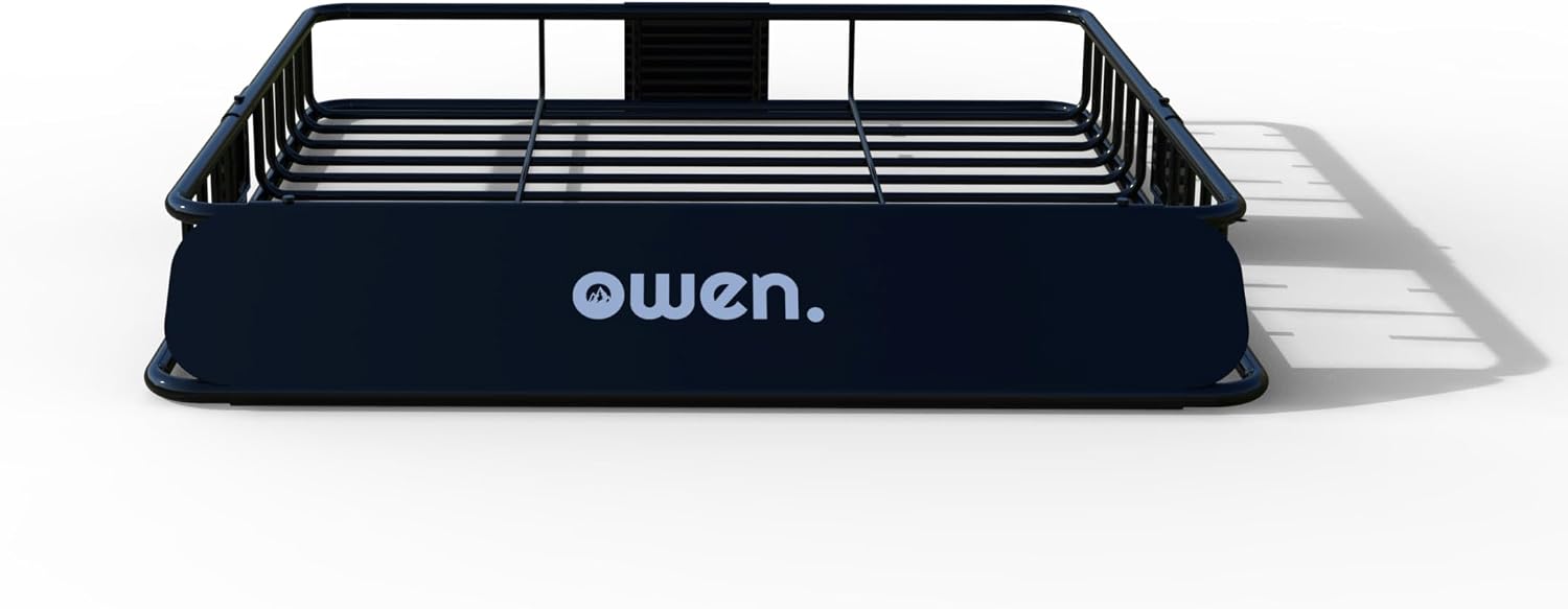 Dachkorb Owen – hochwertiger und langlebiger Dachgitter-Dachkorb aus pulverbeschichtetem Stahl, großformatige Ausführung mit den Maßen 100 x 112 x 15 cm für mehr Stauraum und vielseitige Einsatzmöglichkeiten – Bild 3