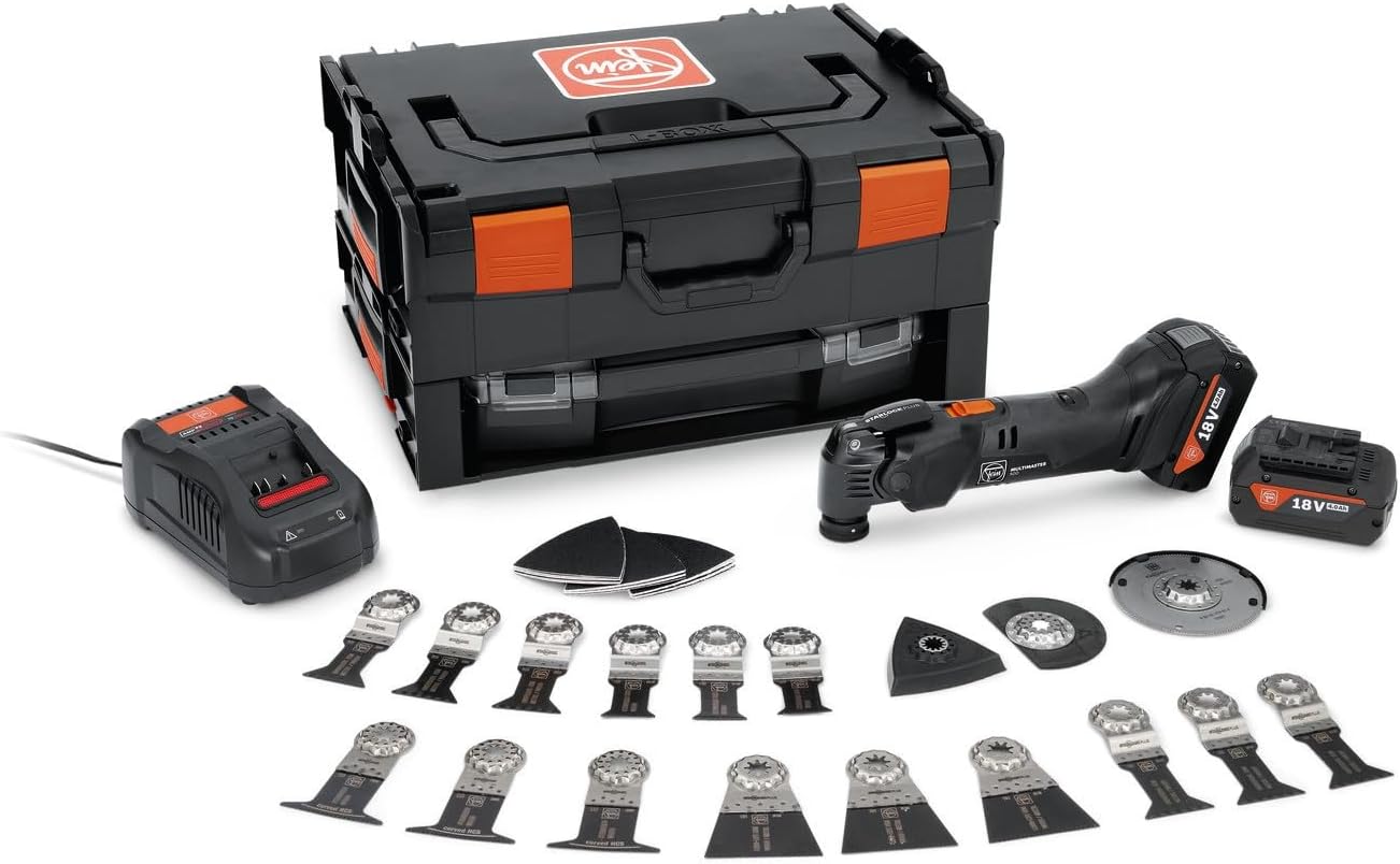 Fein Multimaster AMM 500 Plus Black Edition Akku (4 Ah, 18 V, StarlockPlus, in L-BOXX) 71294261000