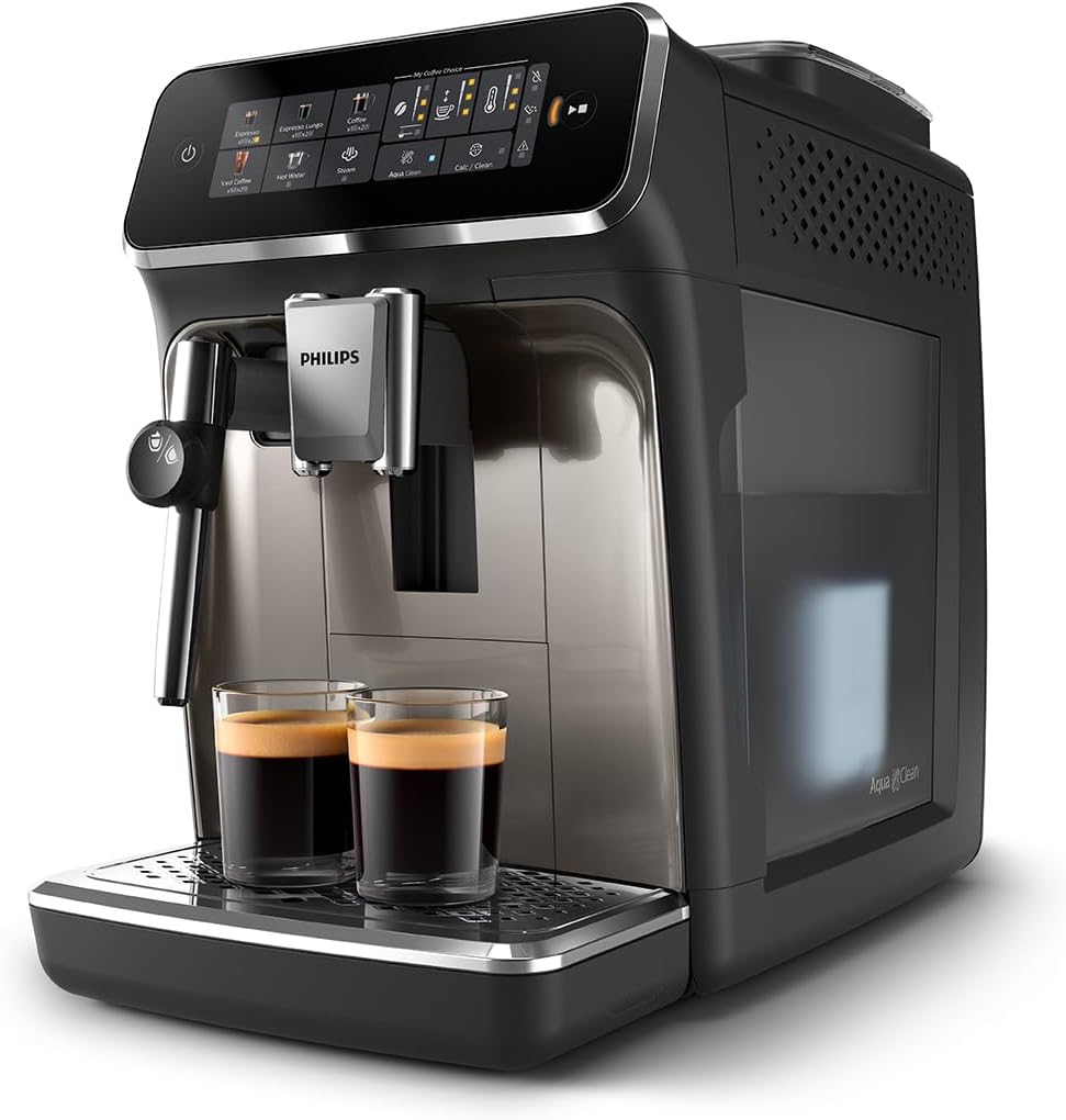 Philips Panarello 3300 Serie Kaffeevollautomat, Schwarz, 5 Spezialitäten – Bild 2
