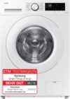 Samsung WW80CGC04ATEEG Waschmaschine, 8 kg, 1400 U/min, Energieeffizienzklasse A, Mikroplastikprogramm, Ecobubble, 14 Programme, WiFi SmartControl, Weiß