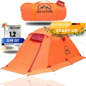 GOALPINE® Zelte für 1 & 2 große Personen | wasserdicht 4000mm ...