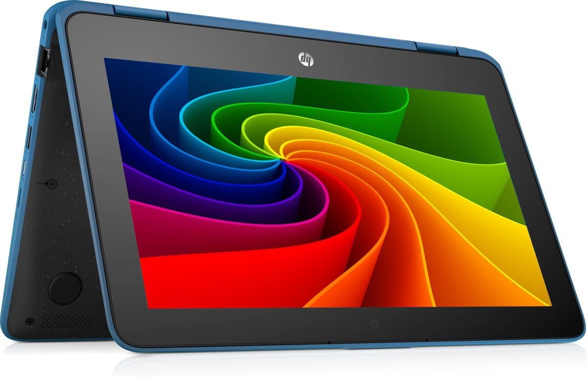 HP Business Premium Laptop Notebook ProBook X360 11 G3 Pentium N5000 4GB 128GB SSD BT WLAN 1366x768 Touchscreen Windows 11 QWERTZ (Blau) (Generalüberholt) – Bild 2