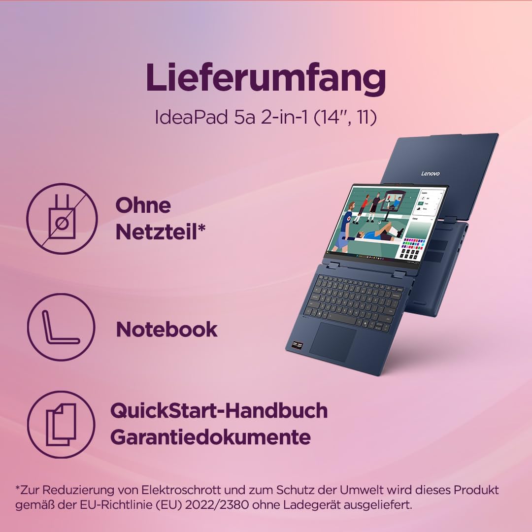 Lenovo IdeaPad 5 | 2-in-1-Laptop | Ryzen AI 5 | 16 GB | 512 GB – Bild 14