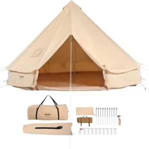 VEVOR Zeltglocke aus Segeltuch, Jurte 4 Jahreszeiten für Camping mit ...