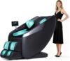 HealthRelife 3D-Ganzkörpermassagesessel 135 cm SL-Schiene mit 12 Programmen