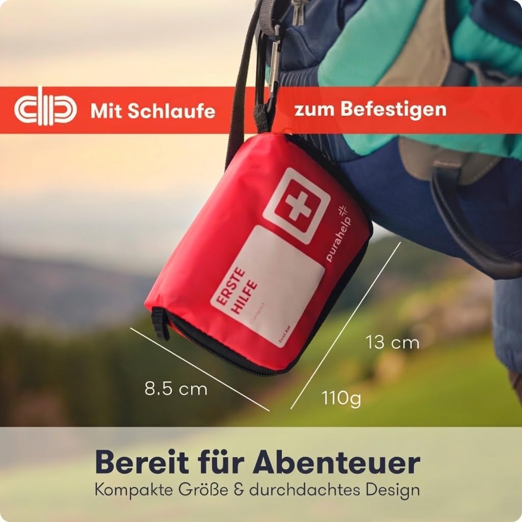 PURAHELP® Mini-Erste-Hilfe-Set – kompakt und leicht – Bild 3