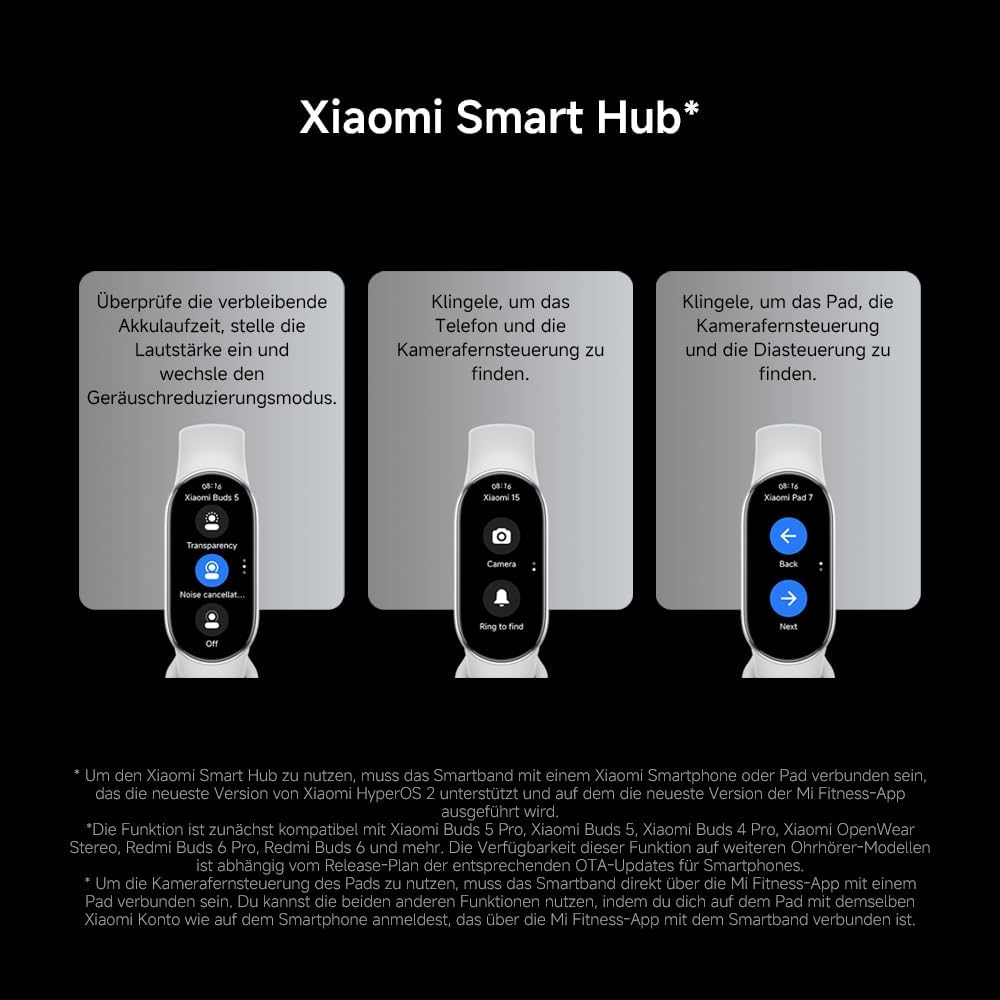 Xiaomi Smart Band 10, Smartwatch, Fitness-Tracker, 1,72 Zoll AMOLED – Bild 14