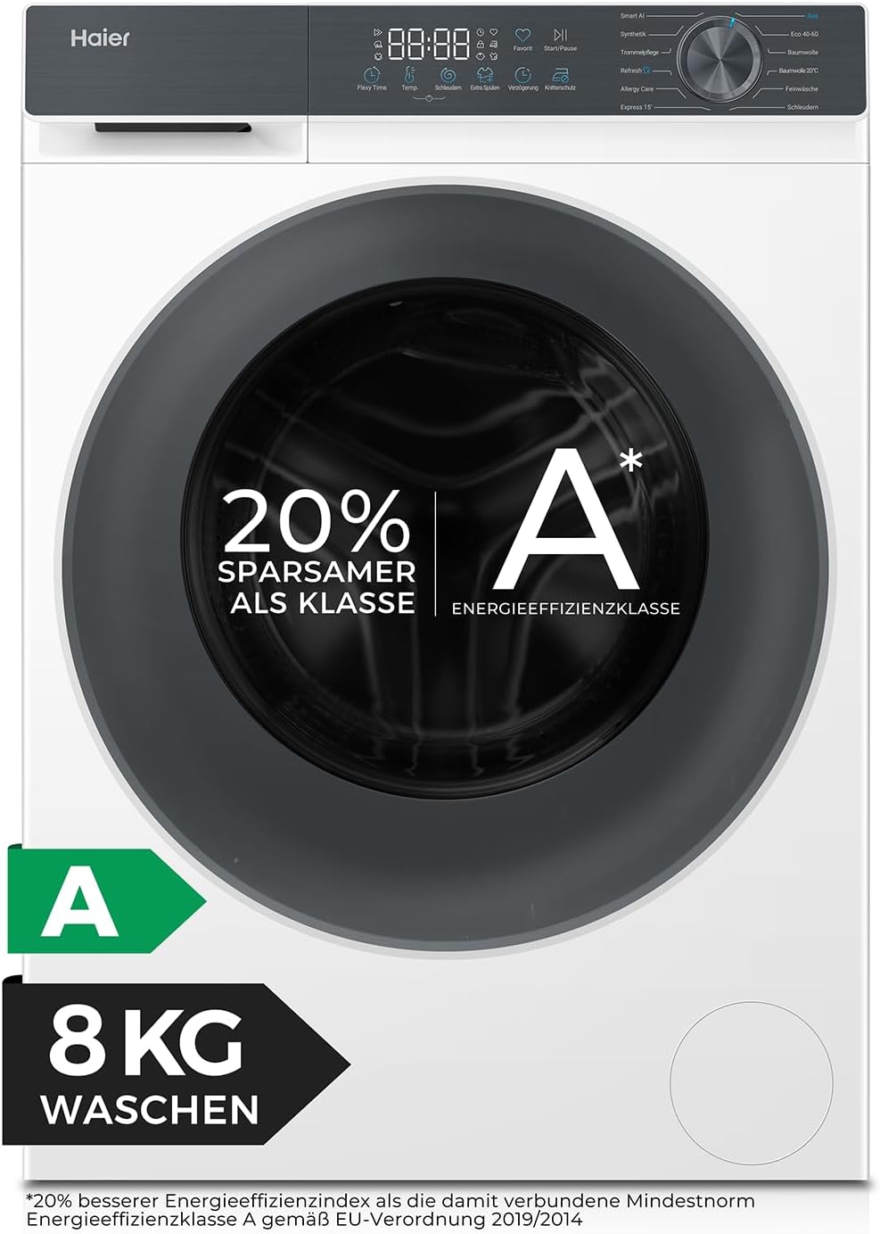 Haier Frontlader-Waschmaschine 8 kg G3-Serie HW80-BP1427637T