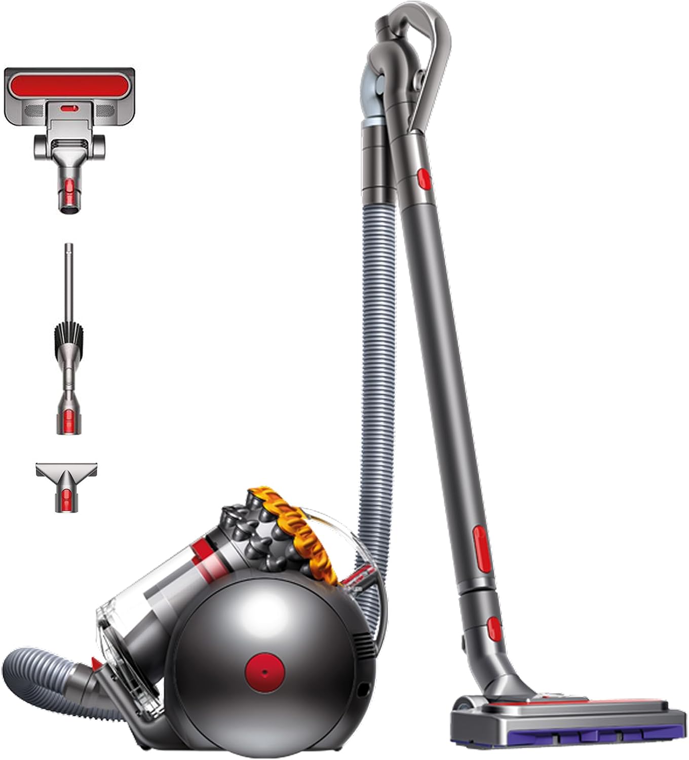 Dyson Big Ball™ Absolute 2 Staubsauger, 19 kompakte Zyklone für maximale Schmutzaufnahme, für alle Böden, Eisen/Blau