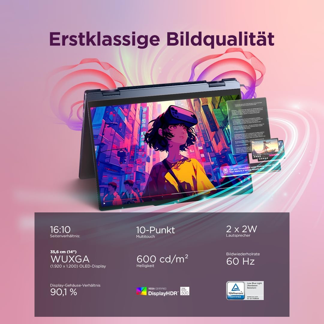 Lenovo IdeaPad 5 | 2-in-1-Laptop | Ryzen AI 5 | 16 GB | 512 GB – Bild 6
