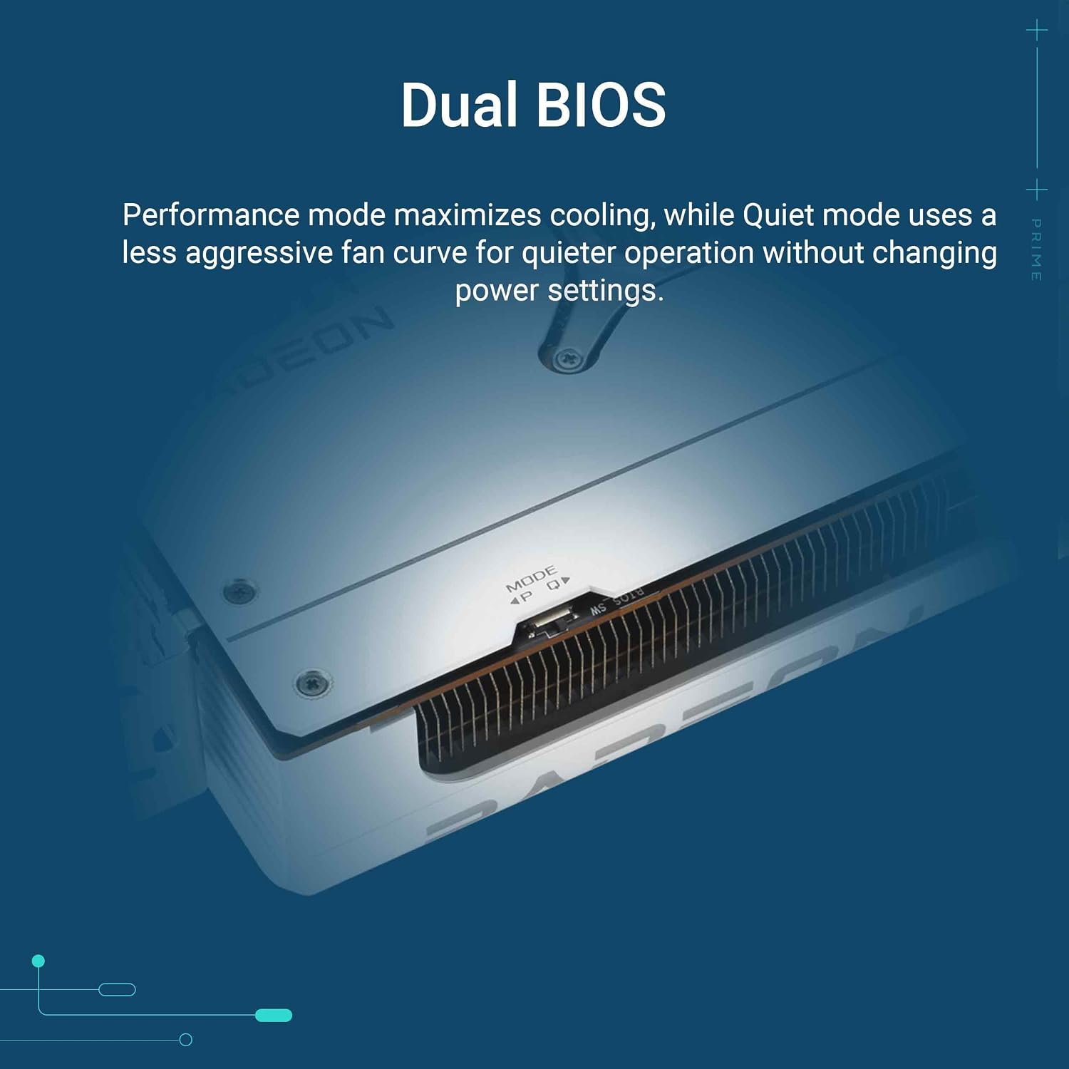 ASUS Prime Radeon RX 9070 XT White OC Edition 16 GB GDDR6 Gaming-Grafikkarte – Bild 5