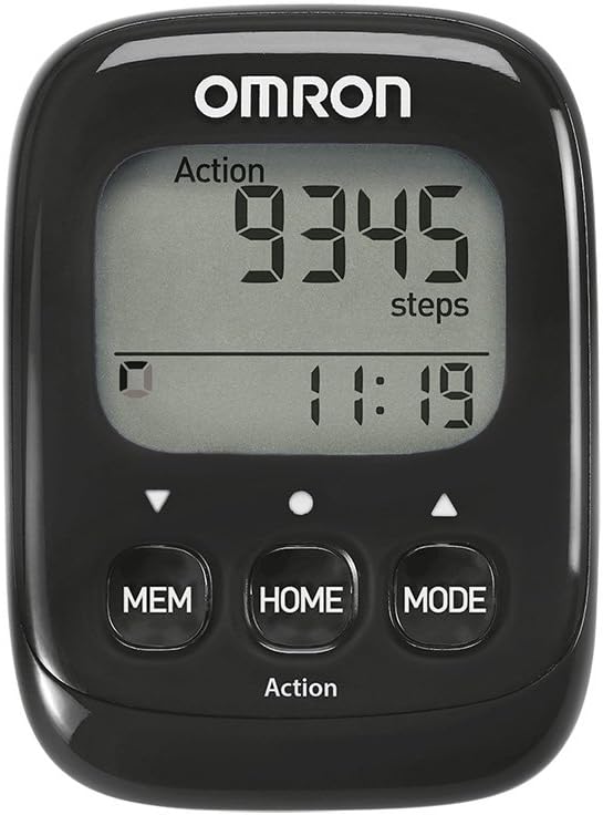 Omron Walking Style IV Schrittzähler Schwarz mit 3D-Sensor – Bild 2