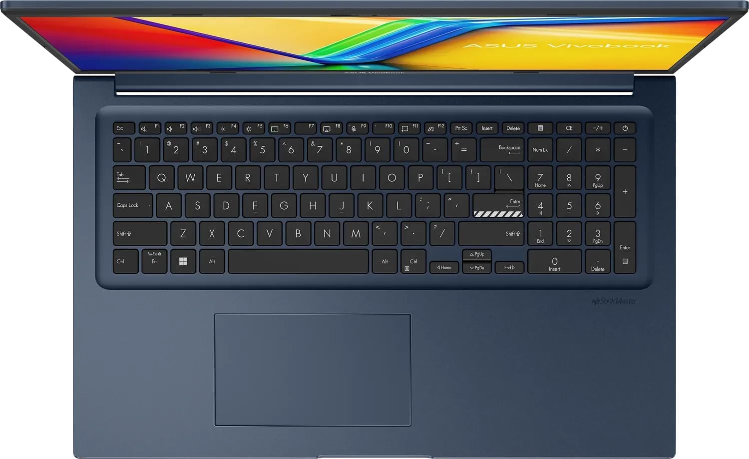 ASUS (17,3 Zoll FullHD Notebook mit MS Office 2024 Pro (Intel Core 5 Prozessor 120U, 10 Kerne, 5GHz, 16GB DDR4 RAM, 1000GB SSD, HDMI, BT, Webcam, USB-C/3.0, WLAN, Windows 11 Prof) #8509 – Bild 4