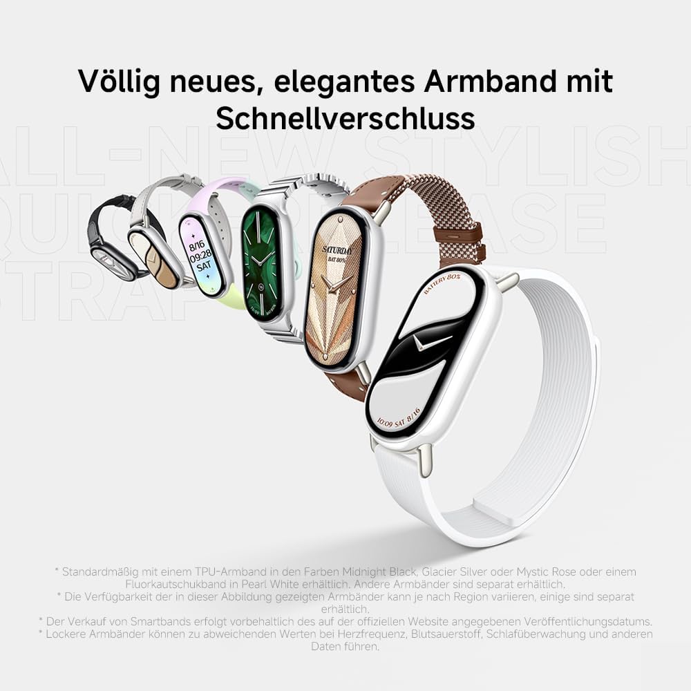 Xiaomi Smart Band 10, Smartwatch, Fitness-Tracker, 1,72 Zoll AMOLED – Bild 7