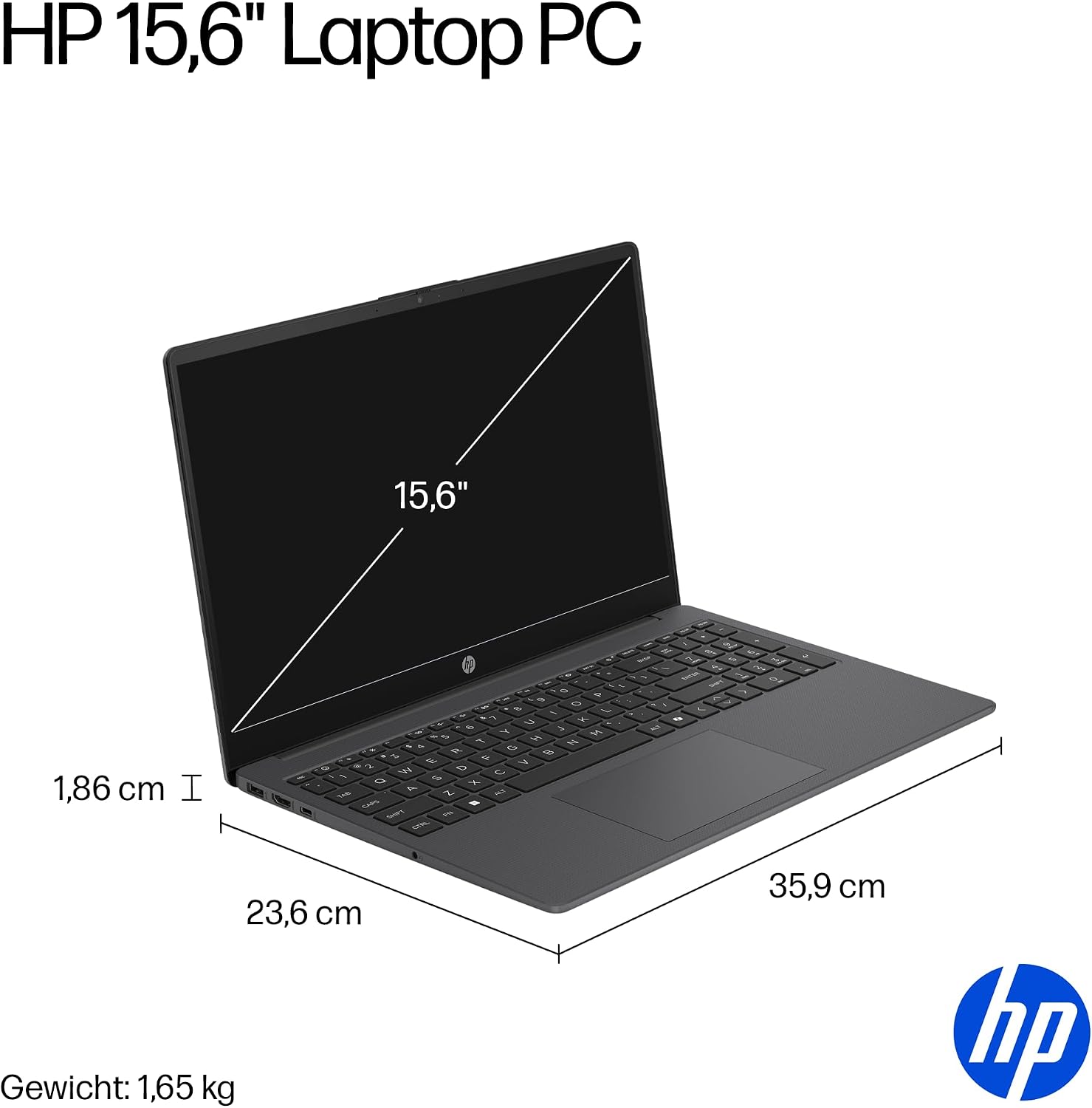 HP Laptop, 17,3 Zoll HD+, Intel N200, 8 GB RAM, 256 GB SSD – Bild 7