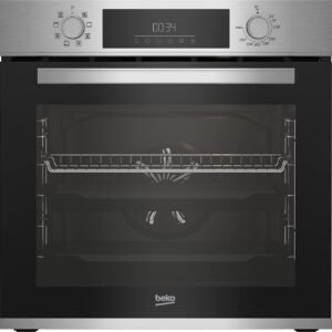 Beko Einbaubackofen BBIM12300X, b300, 60 cm Backofen, 72 L Volumen, Da...