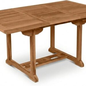 SAM Gartentisch Cuba, 180 – 240 x 100 cm, Teakholz, quadratische...