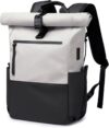 Rolltop Rucksack Herren Wasserdichter Laptop Rucksack 16 Zoll
