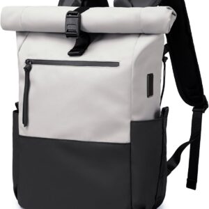 Rolltop Rucksack Herren Wasserdichter Laptop Rucksack 16 Zoll