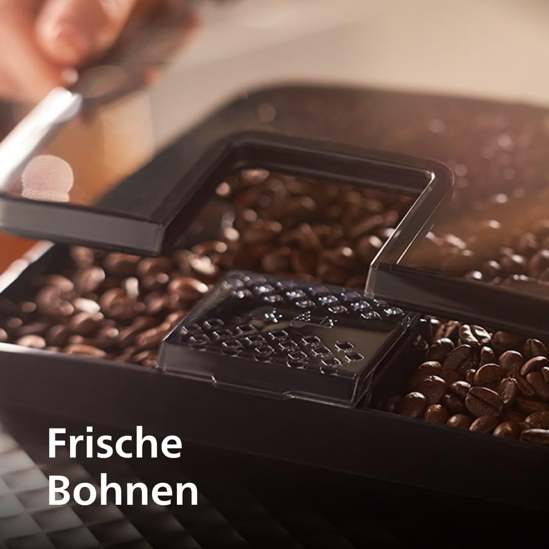 Philips Panarello 2200 Serie Kaffeevollautomat, Schwarz, 2 Spezialitäten – Bild 5