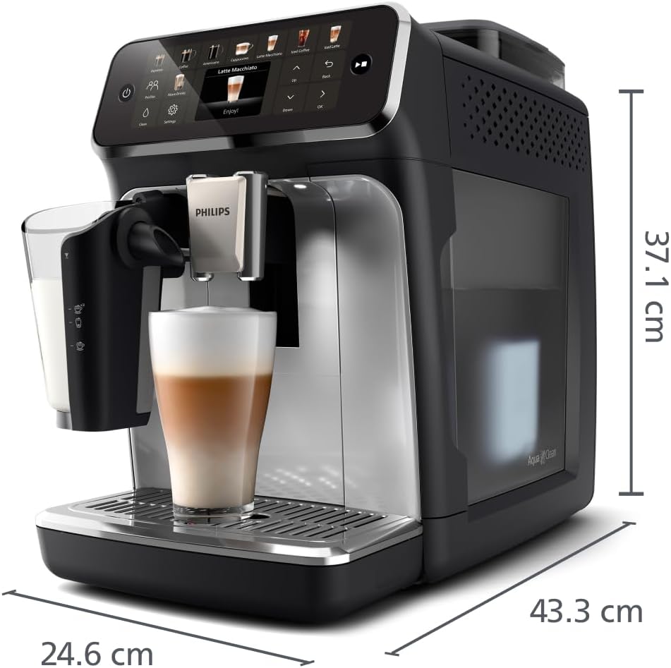 Wählen Sie eines von 20 köstlichen Kaffeerezepten auf dem LatteGo 5500. Vom Milchkaffee bis zum erfrischenden Eiskaffee. LatteGo macht seidig weichen Schaum – Bild 8